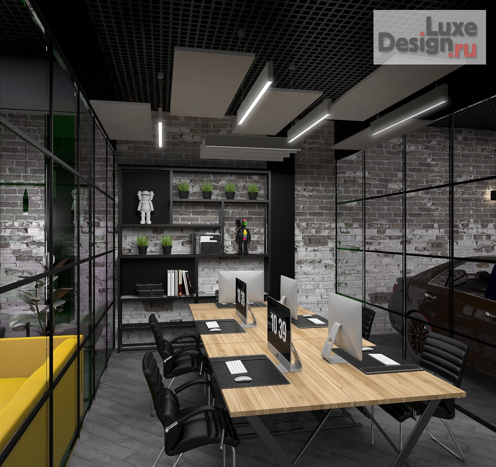 Дизайн интерьера автосалона "Детейлинг На Трехгорной Мануфактуре" (фото 6)