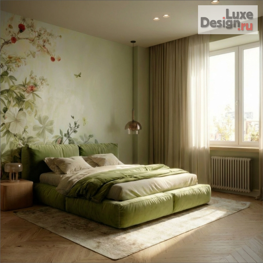 Дизайн интерьера спальни "Спальня с природными мотивами" (фото 1)