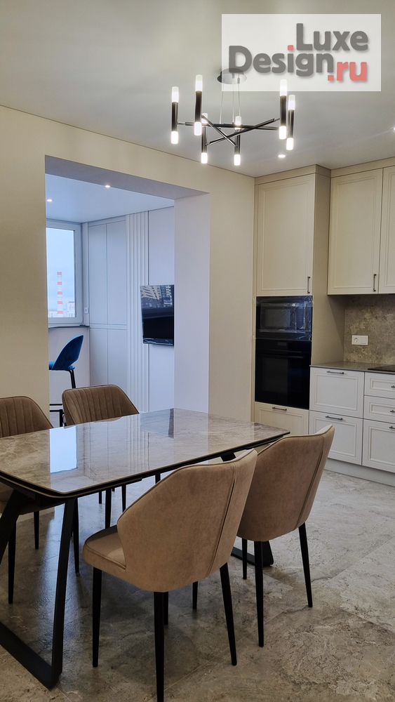 Дизайн интерьера трехкомнатной квартиры "Квартира для семьи с двумя детьми" (фото 10)