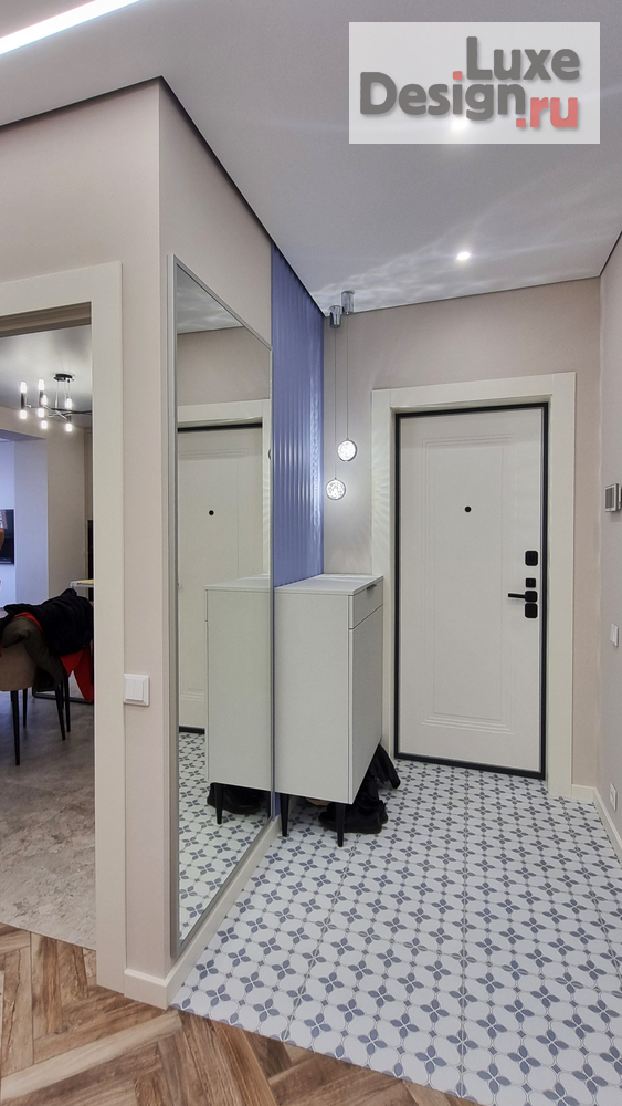 Дизайн интерьера трехкомнатной квартиры "Квартира для семьи с двумя детьми" (фото 3)