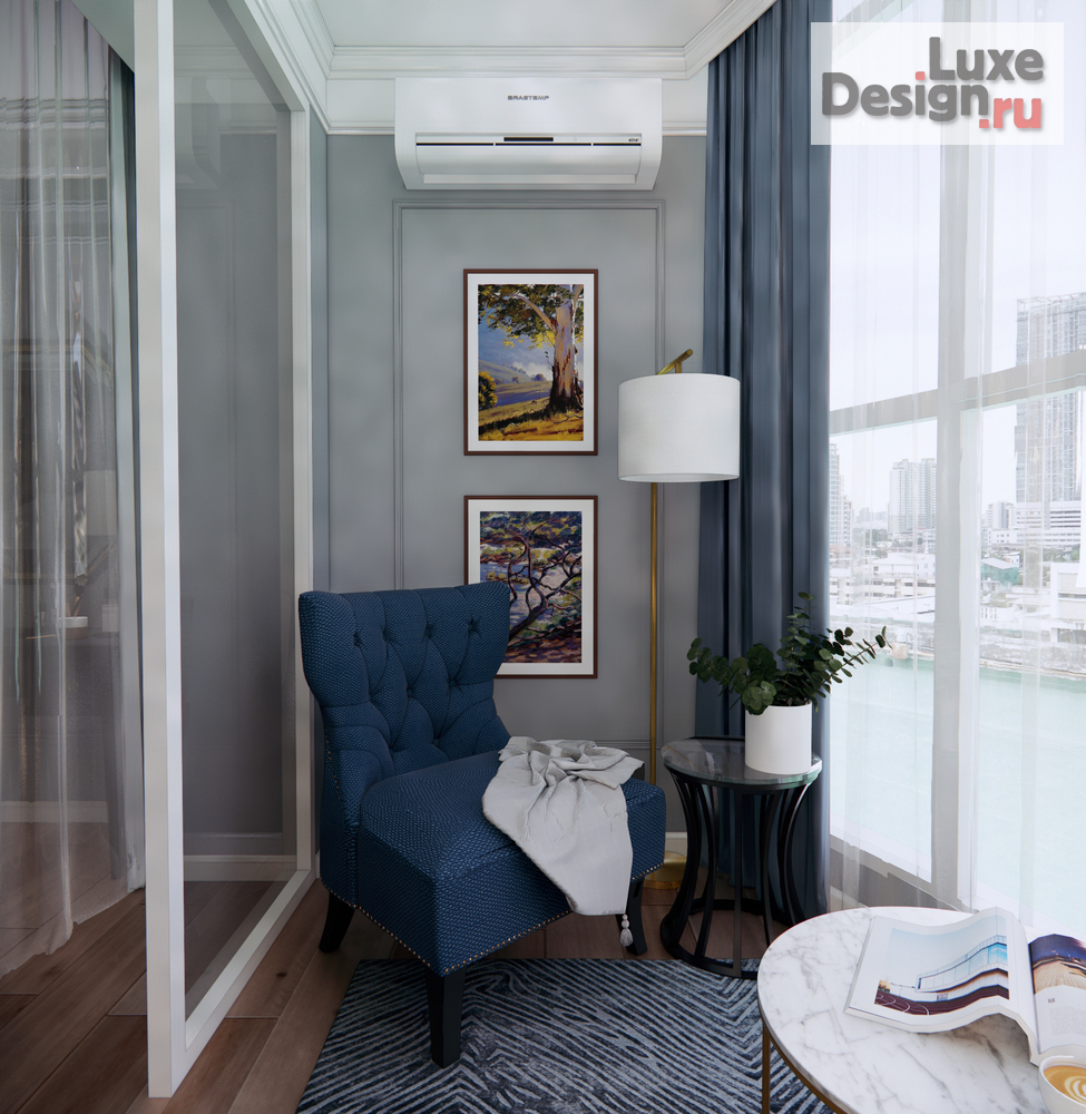 Дизайн интерьера трехкомнатной квартиры "Квартира для семьи с двумя детьми" (фото 3)