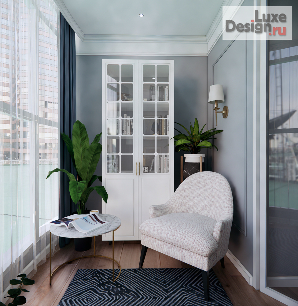 Дизайн интерьера трехкомнатной квартиры "Квартира для семьи с двумя детьми" (фото 4)