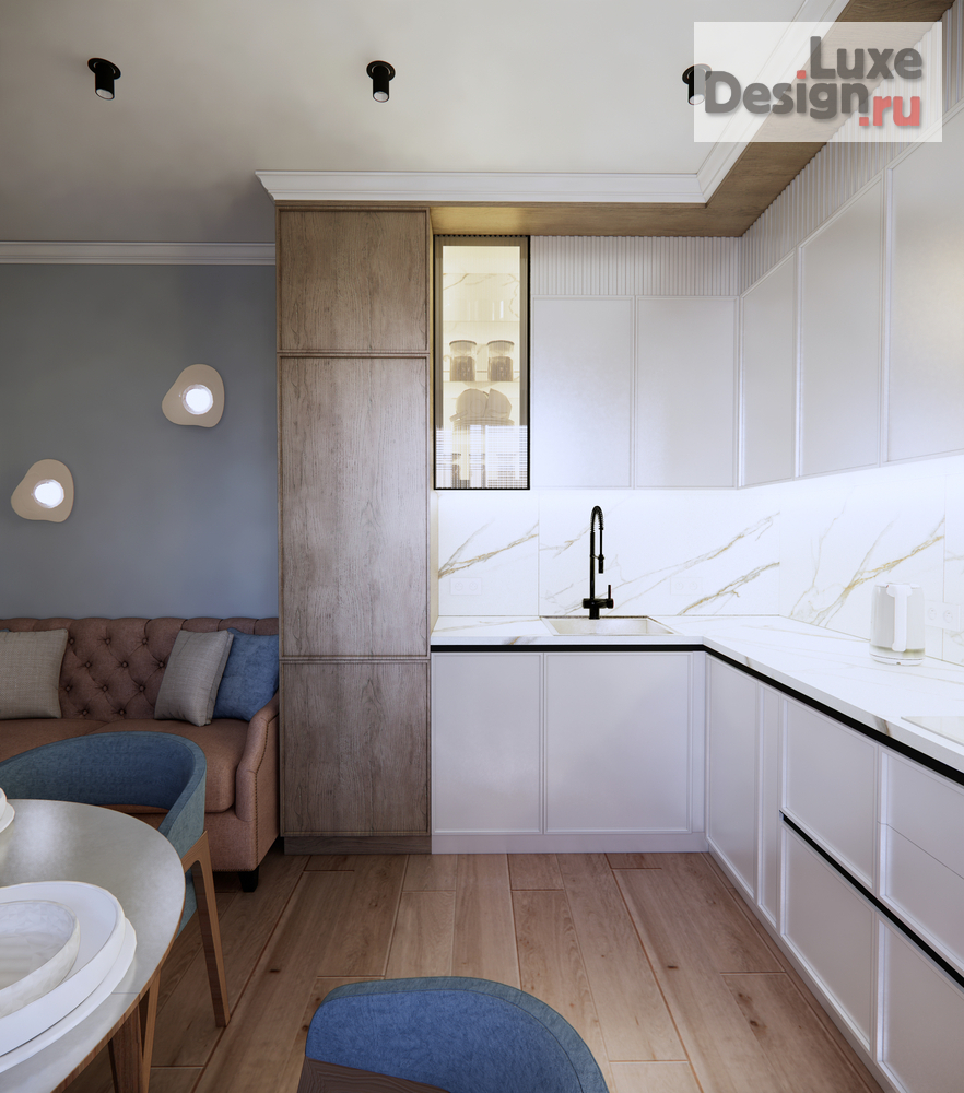 Дизайн интерьера трехкомнатной квартиры "Квартира для семьи с двумя детьми" (фото 10)