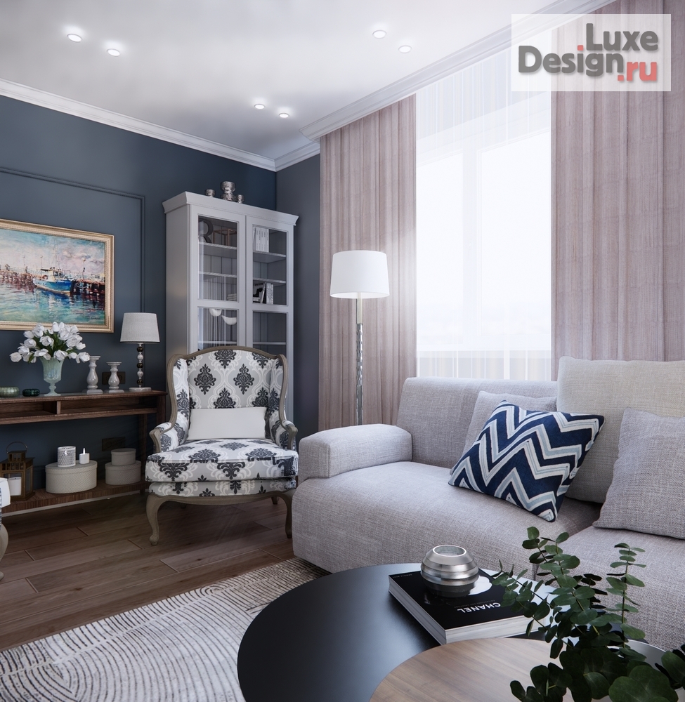 Дизайн интерьера трехкомнатной квартиры "Квартира для семьи с двумя детьми" (фото 5)