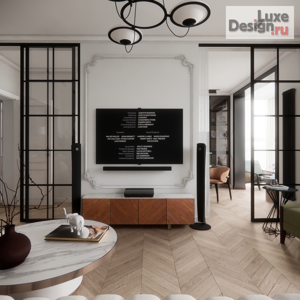 Дизайн интерьера трехкомнатной квартиры "Квартира ЖК Все Свои ВИП" (фото 4)