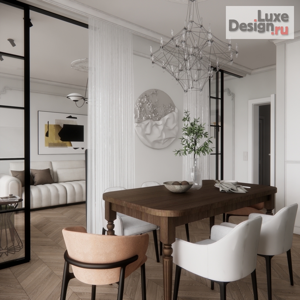 Дизайн интерьера трехкомнатной квартиры "Квартира ЖК Все Свои ВИП" (фото 5)