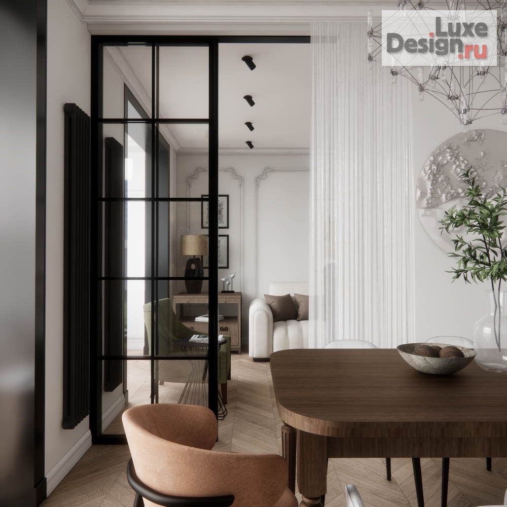 Дизайн интерьера трехкомнатной квартиры "Квартира ЖК Все Свои ВИП" (фото 6)