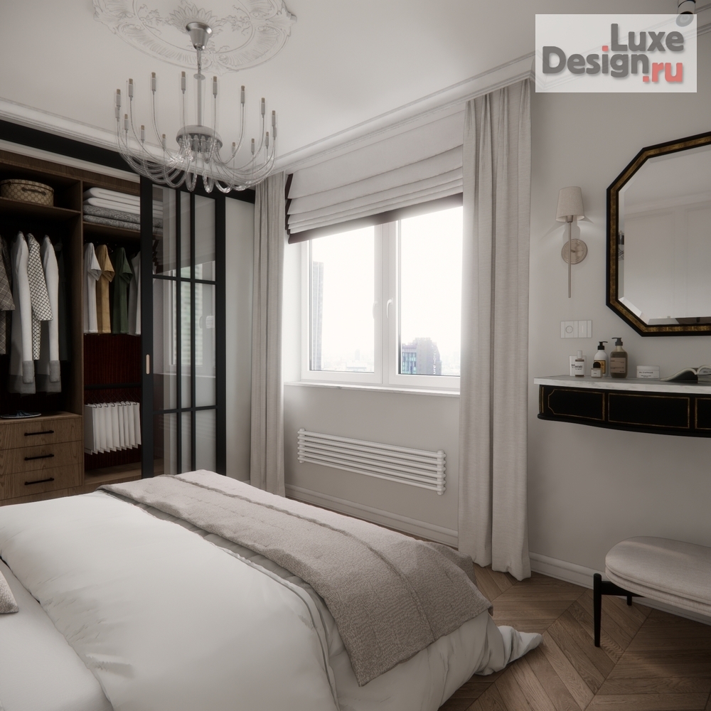 Дизайн интерьера трехкомнатной квартиры "Квартира ЖК Все Свои ВИП" (фото 10)