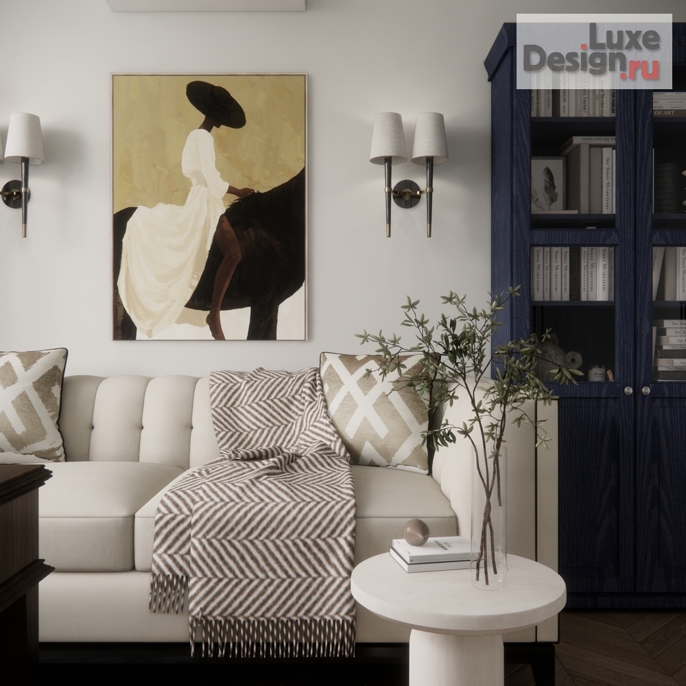 Дизайн интерьера трехкомнатной квартиры "Квартира ЖК Все Свои ВИП" (фото 11)