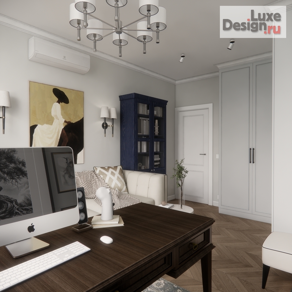 Дизайн интерьера трехкомнатной квартиры "Квартира ЖК Все Свои ВИП" (фото 12)