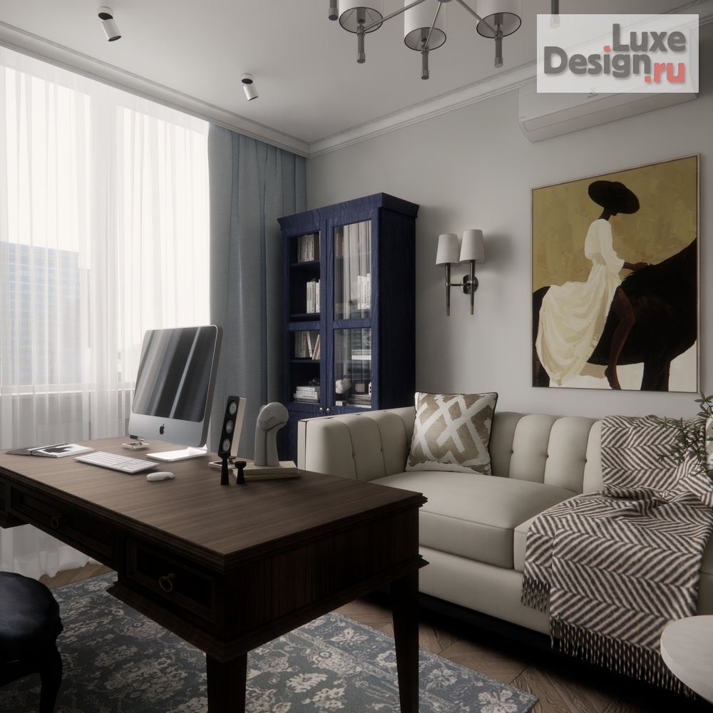 Дизайн интерьера трехкомнатной квартиры "Квартира ЖК Все Свои ВИП" (фото 13)