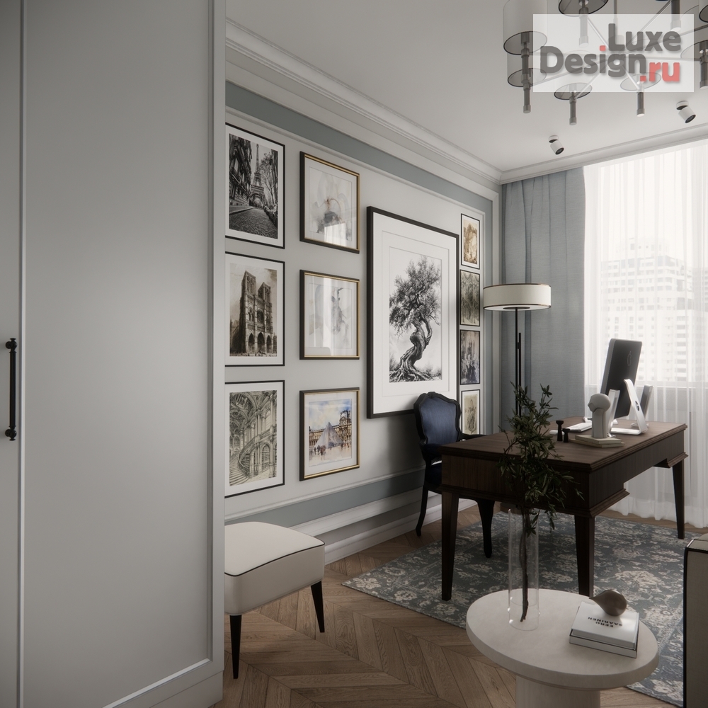 Дизайн интерьера трехкомнатной квартиры "Квартира ЖК Все Свои ВИП" (фото 14)