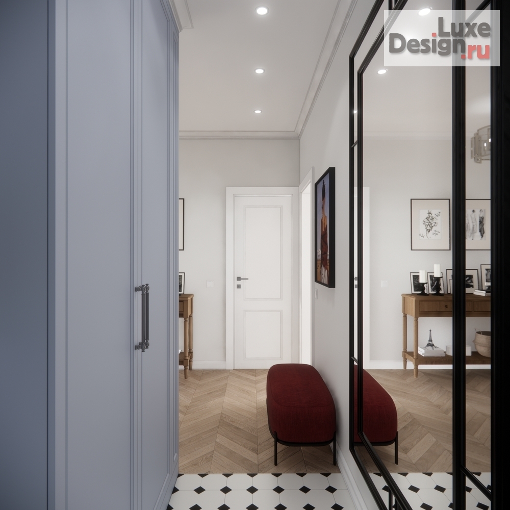 Дизайн интерьера трехкомнатной квартиры "Квартира ЖК Все Свои ВИП" (фото 15)