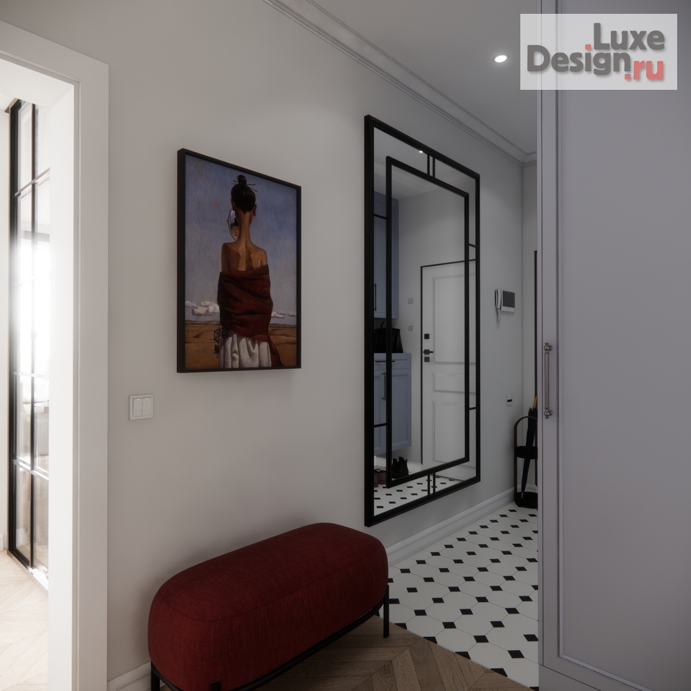 Дизайн интерьера трехкомнатной квартиры "Квартира ЖК Все Свои ВИП" (фото 16)