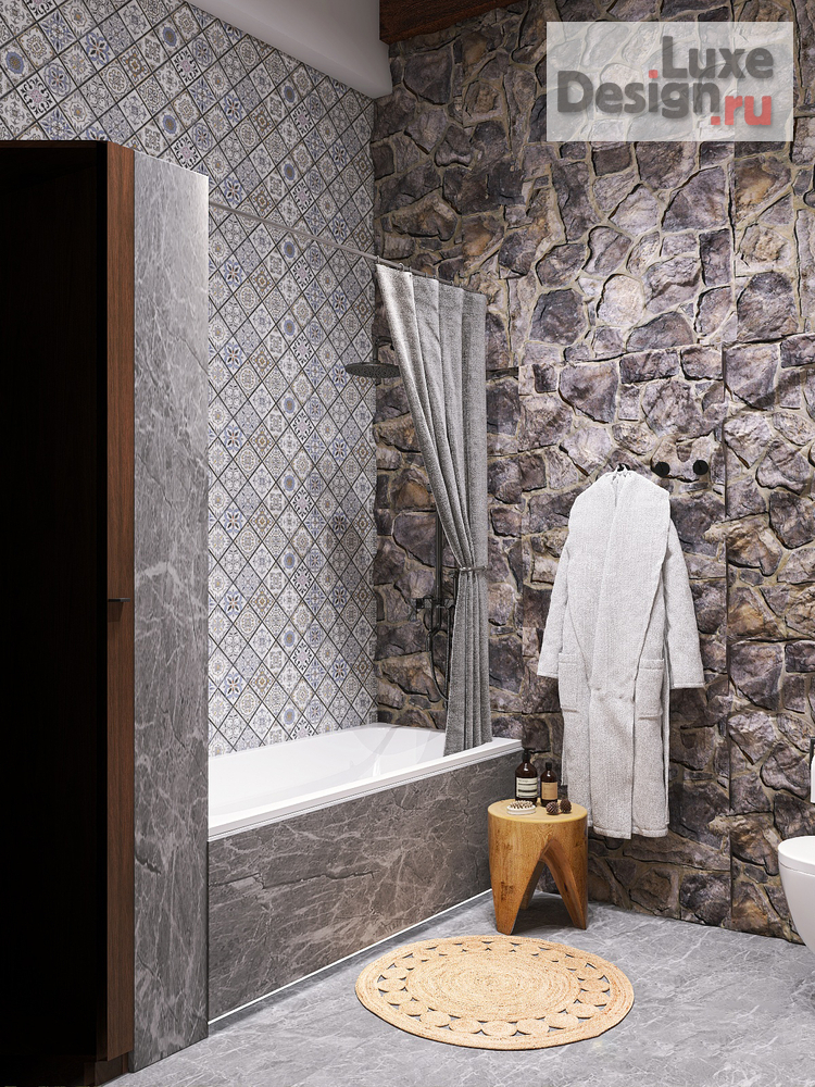 Дизайн интерьера загородного дома "Загородный дом Шале 120 кв.м." (фото 38)