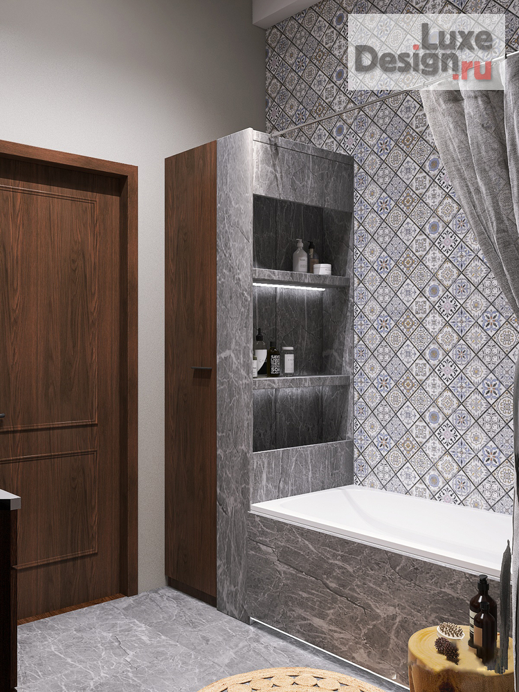 Дизайн интерьера загородного дома "Загородный дом Шале 120 кв.м." (фото 40)