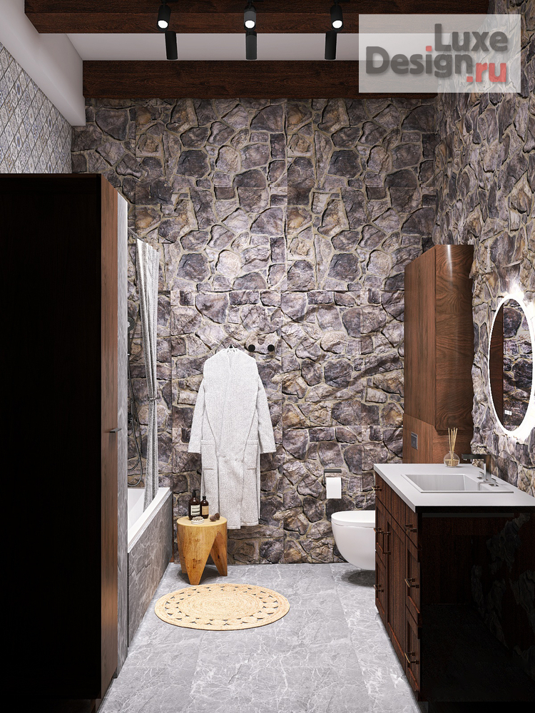 Дизайн интерьера загородного дома "Загородный дом Шале 120 кв.м." (фото 41)