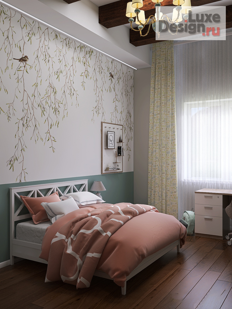 Дизайн интерьера загородного дома "Загородный дом Шале 120 кв.м." (фото 23)