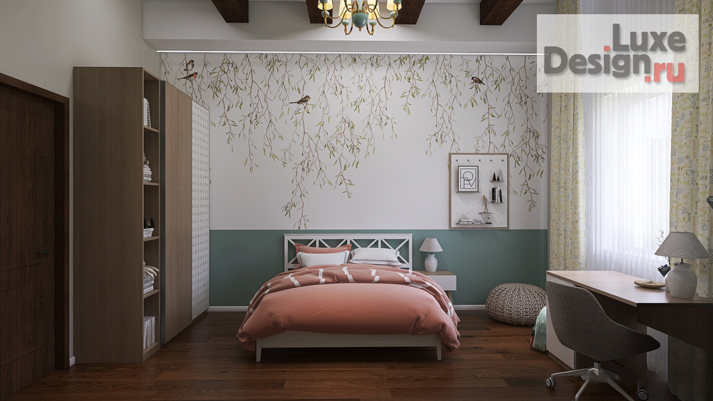 Дизайн интерьера загородного дома "Загородный дом Шале 120 кв.м." (фото 24)