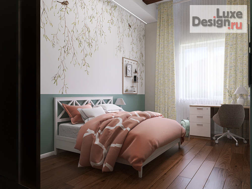 Дизайн интерьера загородного дома "Загородный дом Шале 120 кв.м." (фото 27)