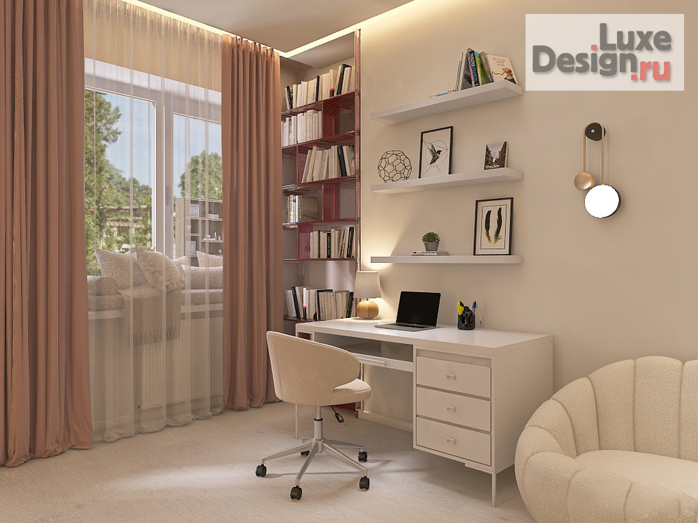 Дизайн интерьера гостиной "4-х комнатная квартира" (фото 12)