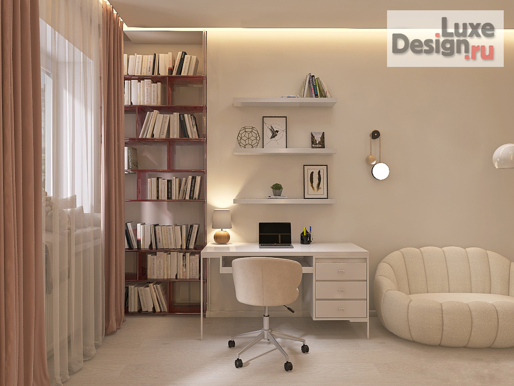 Дизайн интерьера гостиной "4-х комнатная квартира" (фото 13)