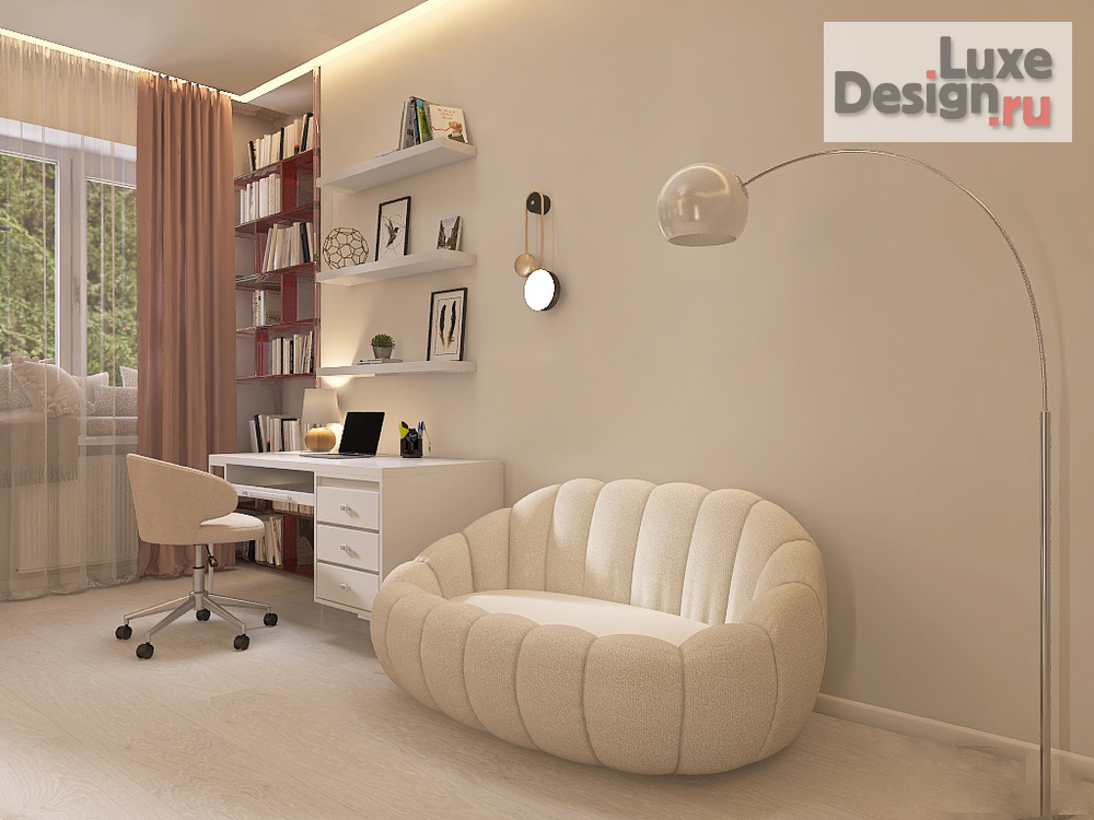 Дизайн интерьера гостиной "4-х комнатная квартира" (фото 14)