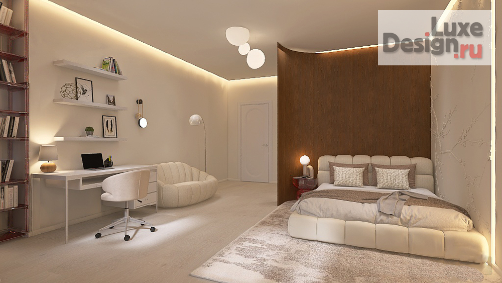 Дизайн интерьера гостиной "4-х комнатная квартира" (фото 19)