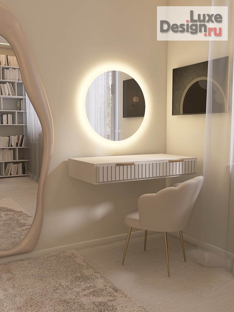 Дизайн интерьера четырехкомнатной квартиры "Четырехкомнатная квартира 160 кв.м." (фото 13) от дизайнера Нелюбина Любовь Олеговна Дизайн интерьера четырехкомнатной квартиры "Четырехкомнатная квартира 160 кв.м." (фото 13)