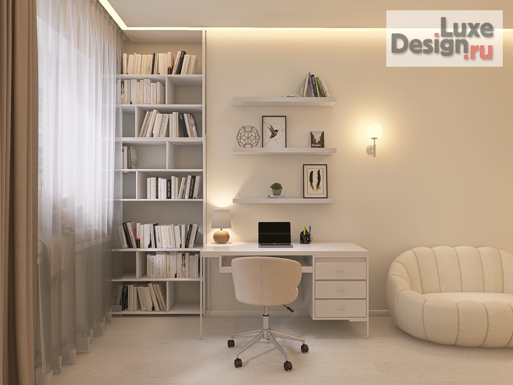 Дизайн интерьера четырехкомнатной квартиры "Четырехкомнатная квартира 160 кв.м." (фото 15) от дизайнера Нелюбина Любовь Олеговна Дизайн интерьера четырехкомнатной квартиры "Четырехкомнатная квартира 160 кв.м." (фото 15)