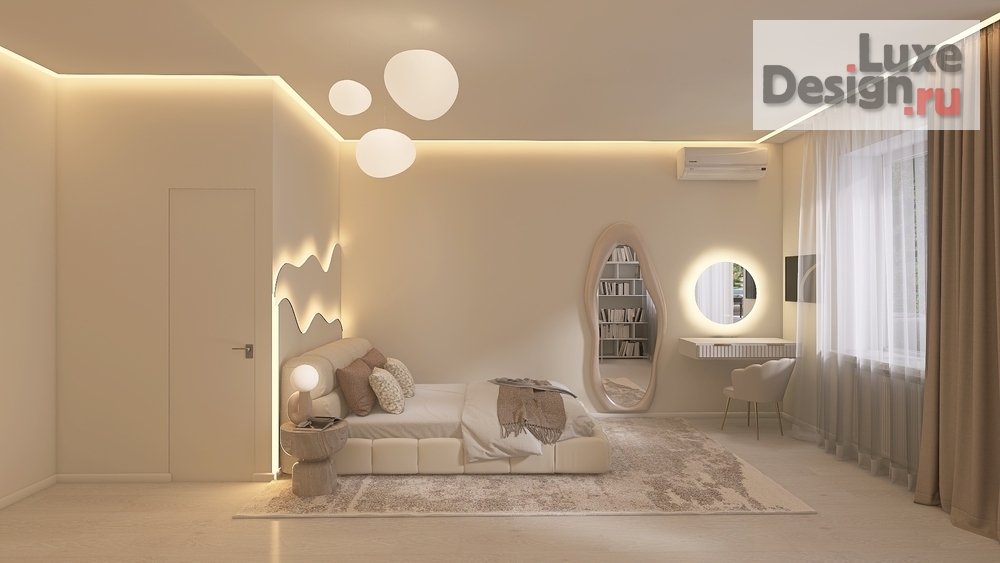 Дизайн интерьера четырехкомнатной квартиры "Четырехкомнатная квартира 160 кв.м." (фото 18) от дизайнера Нелюбина Любовь Олеговна Дизайн интерьера четырехкомнатной квартиры "Четырехкомнатная квартира 160 кв.м." (фото 18)