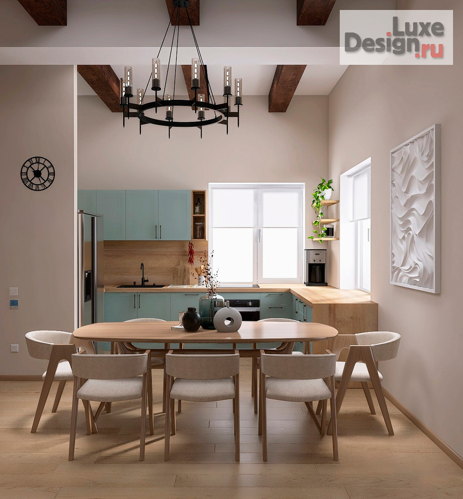 Дизайн интерьера загородного дома "Загородный дом Шале 120 кв.м." (фото 17)