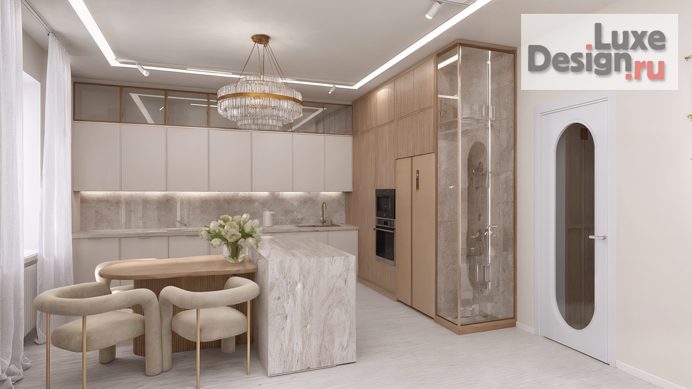 Дизайн интерьера гостиной "4-х комнатная квартира" (фото 1)