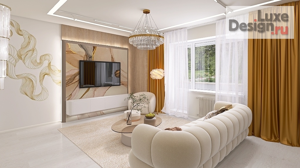 Дизайн интерьера четырехкомнатной квартиры "Четырехкомнатная квартира 160 кв.м." (фото 1) от дизайнера Нелюбина Любовь Олеговна Дизайн интерьера четырехкомнатной квартиры "Четырехкомнатная квартира 160 кв.м." (фото 1)