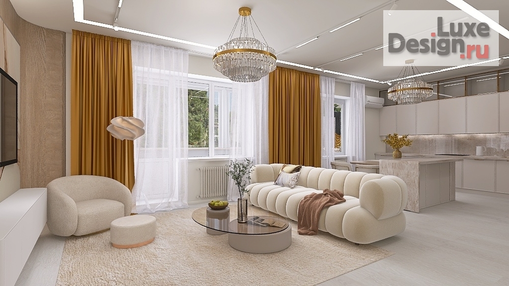 Дизайн интерьера четырехкомнатной квартиры "Четырехкомнатная квартира 160 кв.м." (фото 2) от дизайнера Нелюбина Любовь Олеговна Дизайн интерьера четырехкомнатной квартиры "Четырехкомнатная квартира 160 кв.м." (фото 2)