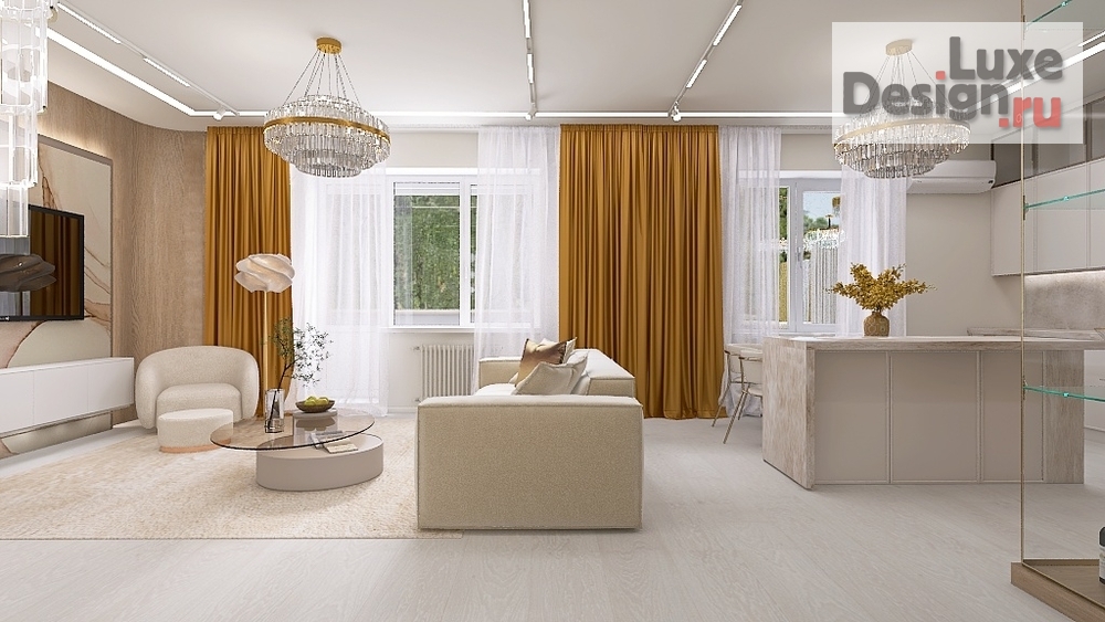 Дизайн интерьера четырехкомнатной квартиры "Четырехкомнатная квартира 160 кв.м." (фото 3) от дизайнера Нелюбина Любовь Олеговна Дизайн интерьера четырехкомнатной квартиры "Четырехкомнатная квартира 160 кв.м." (фото 3)