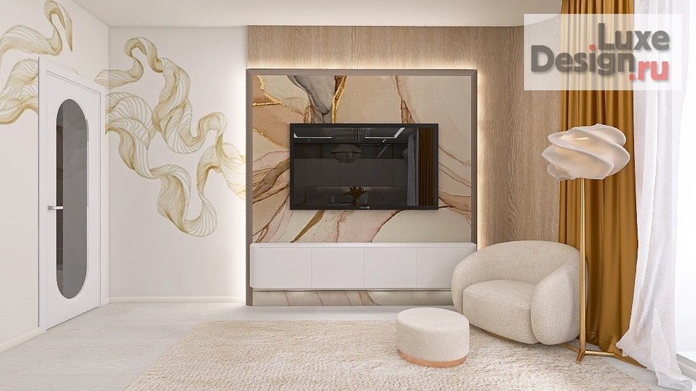 Дизайн интерьера четырехкомнатной квартиры "Четырехкомнатная квартира 160 кв.м." (фото 10) от дизайнера Нелюбина Любовь Олеговна Дизайн интерьера четырехкомнатной квартиры "Четырехкомнатная квартира 160 кв.м." (фото 10)