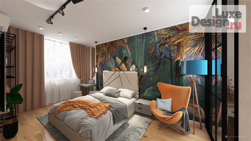 Дизайн интерьера трехкомнатной квартиры "Трехкомнатная квартира 92 м2 ЖК «Ново-Патрушево»" (фото 12) от дизайнера Нелюбина Любовь Олеговна Дизайн интерьера трехкомнатной квартиры "Трехкомнатная квартира 92 м2 ЖК «Ново-Патрушево»" (фото 12)