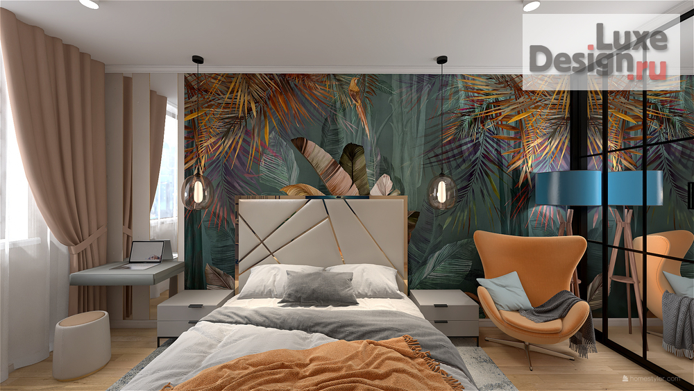 Дизайн интерьера трехкомнатной квартиры "Трехкомнатная квартира 92 м2 ЖК «Ново-Патрушево»" (фото 13)