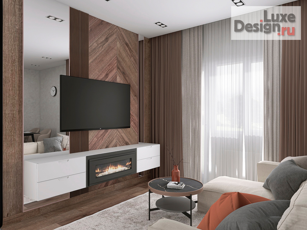 Дизайн интерьера гостиной "Квартира в ЖК «Европейский»" (фото 4)