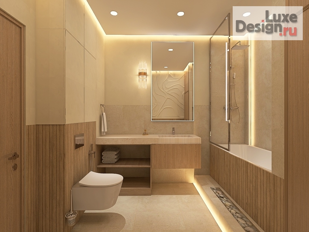 Дизайн интерьера четырехкомнатной квартиры "Четырехкомнатная квартира 160 кв.м." (фото 28) от дизайнера Нелюбина Любовь Олеговна Дизайн интерьера четырехкомнатной квартиры "Четырехкомнатная квартира 160 кв.м." (фото 28)