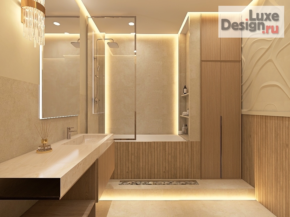 Дизайн интерьера четырехкомнатной квартиры "Четырехкомнатная квартира 160 кв.м." (фото 29) от дизайнера Нелюбина Любовь Олеговна Дизайн интерьера четырехкомнатной квартиры "Четырехкомнатная квартира 160 кв.м." (фото 29)