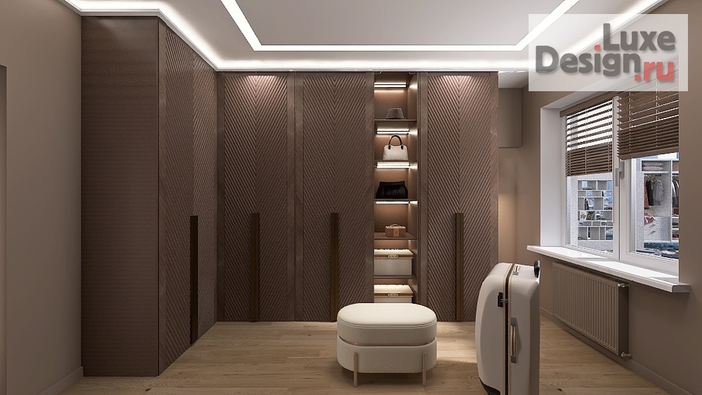 Дизайн интерьера четырехкомнатной квартиры "Четырехкомнатная квартира 160 кв.м." (фото 22) от дизайнера Нелюбина Любовь Олеговна Дизайн интерьера четырехкомнатной квартиры "Четырехкомнатная квартира 160 кв.м." (фото 22)