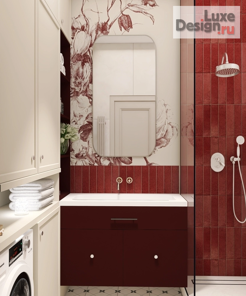 Дизайн интерьера двухкомнатной квартиры "Яркая квартира в ЖК Gold Land " (фото 2)