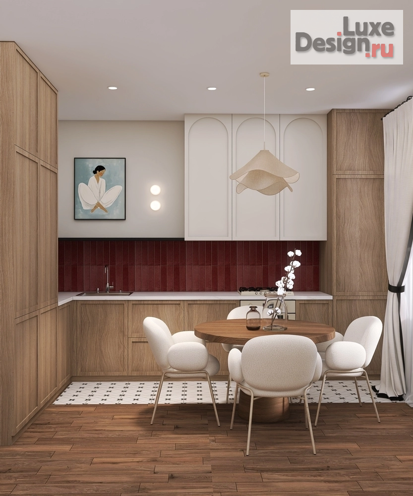 Дизайн интерьера двухкомнатной квартиры "Яркая квартира в ЖК Gold Land " (фото 5)