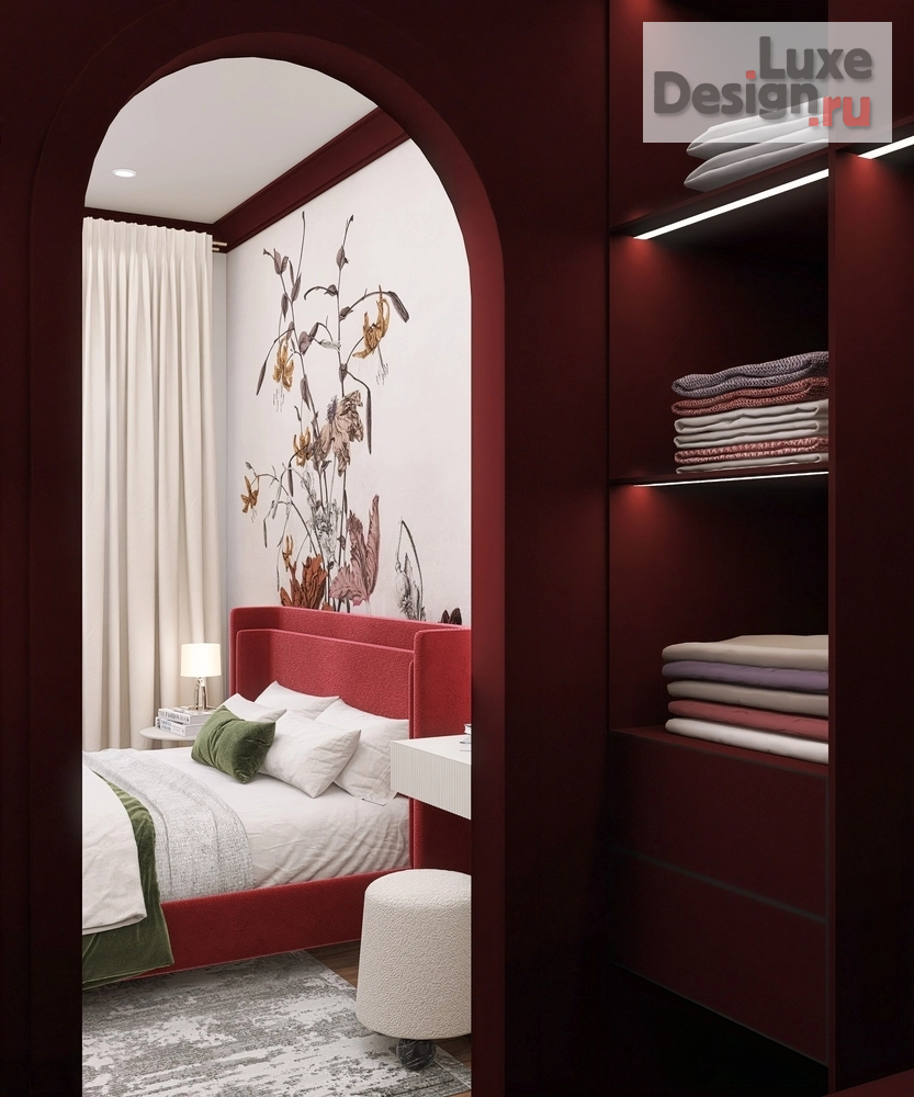 Дизайн интерьера двухкомнатной квартиры "Яркая квартира в ЖК Gold Land " (фото 7)