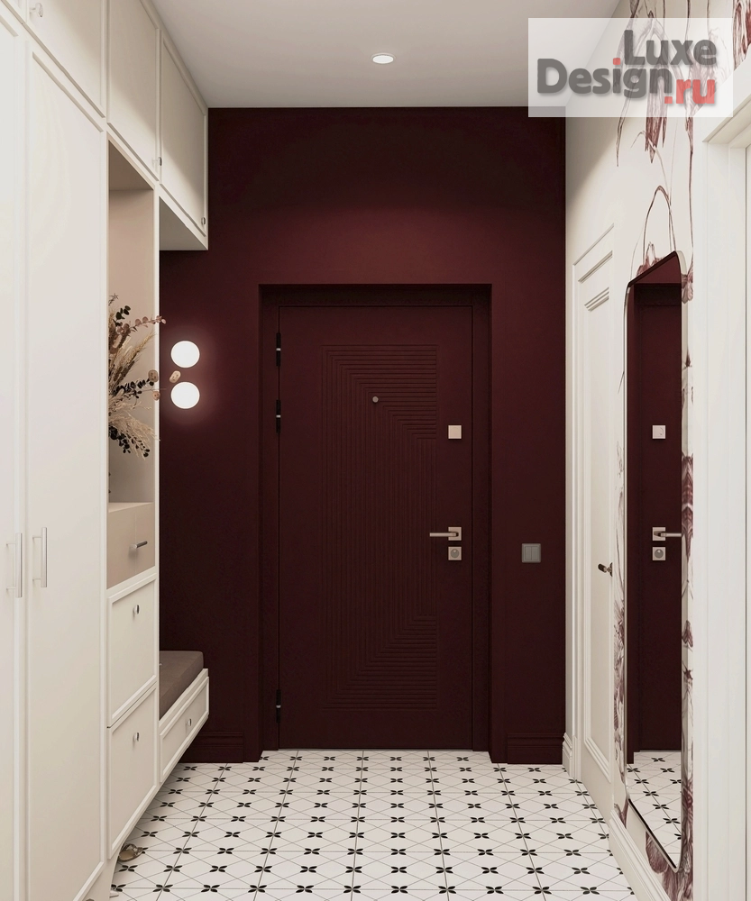 Дизайн интерьера двухкомнатной квартиры "Яркая квартира в ЖК Gold Land " (фото 1)