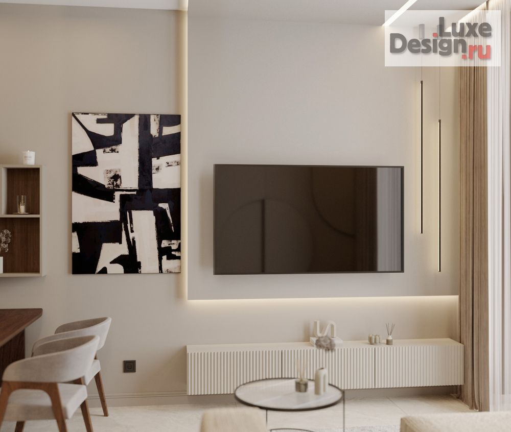 Дизайн интерьера квартиры "Квартира с налётом Джапанди, Zara home" (фото 3)