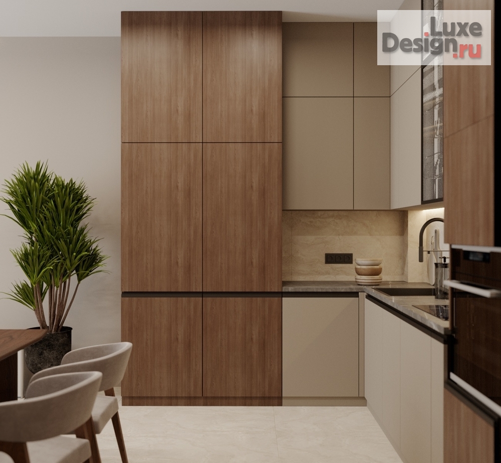 Дизайн интерьера квартиры "Квартира с налётом Джапанди, Zara home" (фото 4)