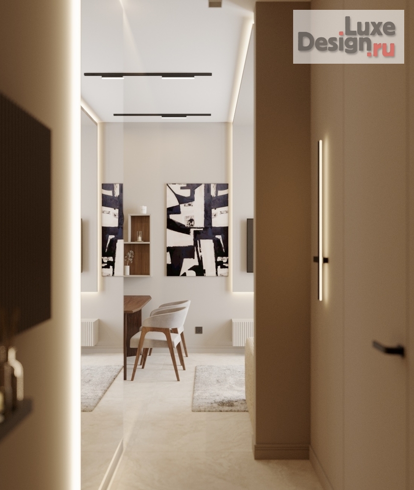 Дизайн интерьера квартиры "Квартира с налётом Джапанди, Zara home" (фото 6)